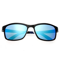 Breed Hydra Aluminium Polarized Sunglasses - Black/Blue
