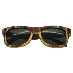 Spectrum Moriarty Wood Polarized Sunglasses - Multi/Black
