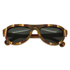 Spectrum Fanning Wood Polarized Sunglasses - Multi/Black