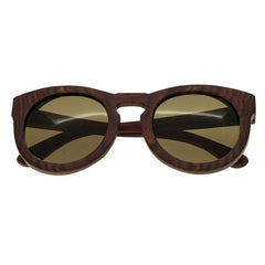Spectrum Aikau Wood Polarized Sunglasses - Cherry/Brown