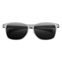Breed Templar Titanium Polarized Sunglasses - Silver/Black