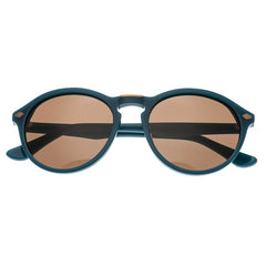 Bertha Kennedy Polarized Sunglasses - Teal/Brown