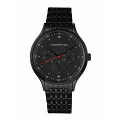 Morphic M65 Series Bracelet Watch w/Day/Date - Black