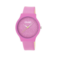 Crayo Glitter Strap Watch - Hot Pink