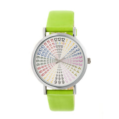 Crayo Fortune Strap Watch - Silver/Lime