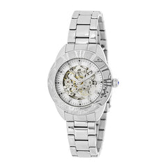 Empress Godiva Automatic MOP Bracelet Watch - Silver/White