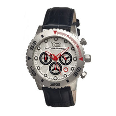 Morphic M33 Series Chronograph Men's Watch w/ Date - Silver
