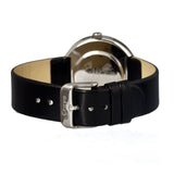 Crayo Button Leather-Band Unisex Watch w/ Day/Date - Black CRACR0207