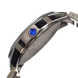 Bertha Rachel Ladies Bracelet Watch w/Day/Date - Silver/Black BTHBR1402