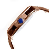 Bertha Charlotte Ladies Swiss Bracelet Watch - Rose Gold/Black BTHBR3106