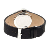 Simplify The 2000 Leather-Band Unisex Watch - Silver SIM2001