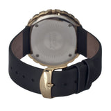 Simplify The 2100 Leather-Band Ladies Watch w/Date - Gold/Black SIM2104