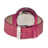 Crayo Jazz Leather-Band Unisex Watch w/ Date - Pink CRACR1809
