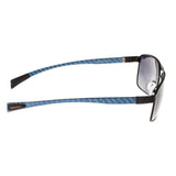 Breed Taurus Titanium and Carbon Fiber Polarized Sunglasses - Brown/Blue BSG005BN