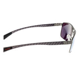 Breed Taurus Titanium and Carbon Fiber Polarized Sunglasses - Silver/Gold BSG005SR