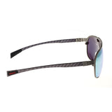 Breed Apollo Titanium and Carbon Fiber Polarized Sunglasses - Silver/Gold BSG006SR