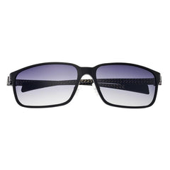 Breed Neptune Titanium and Carbon Fiber Polarized Sunglasses - Black/Black