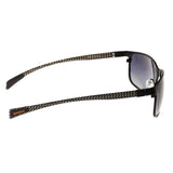 Breed Neptune Titanium and Carbon Fiber Polarized Sunglasses - Black/Black BSG008BK