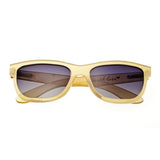 Bertha Olivia Buffalo-Horn Polarized Sunglasses - Honey/Black BRSBR003C