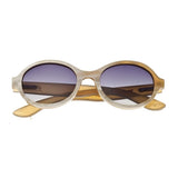 Bertha Laurel Buffalo-Horn Polarized Sunglasses - Honey/Black BRSBR006Z