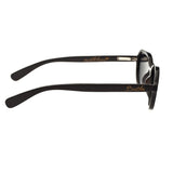 Bertha Alexa Buffalo-Horn Polarized Sunglasses - Black/Gold BRSBR007B