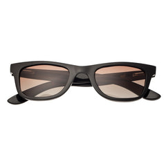 Bertha Zoe Buffalo-Horn Polarized Sunglasses - Black/Black