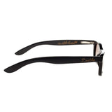 Bertha Zoe Buffalo-Horn Polarized Sunglasses - Black/Black BRSBR008B