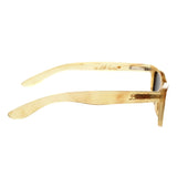 Bertha Zoe Buffalo-Horn Polarized Sunglasses - Honey/Gold BRSBR008C