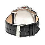 Morphic M36 Series Leather-Band Chronograph Watch - Silver/Black MPH3602