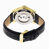 Reign Gustaf Automatic Leather-Band Watch - Black/Gold REIRN1503
