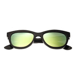 Bertha Carly Buffalo-Horn Polarized Sunglasses - Black/Green BRSBR009BG