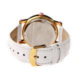 Bertha Betsy MOP Leather-Band Ladies Watch - Gold/White BTHBR5703