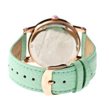 Bertha Betsy MOP Leather-Band Ladies Watch - Rose Gold/Mint BTHBR5704