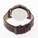 Simplify The 2500 Leather-Band Men's Watch w/ Date - Brown SIM2504