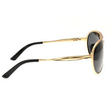 Breed Earhart Aluminium Polarized Sunglasses - Gold/Black BSG011GD