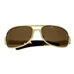 Breed Xander Aluminium Polarized Sunglasses - Gold/Brown BSG014GD