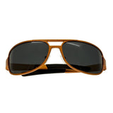 Breed Xander Aluminium Polarized Sunglasses - Orange/Black BSG014OG