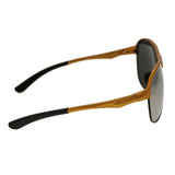 Breed Jupiter Aluminium Polarized Sunglasses - Orange/Silver BSG019OG