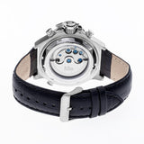Reign Goliath Automatic Leather-Band Watch - Silver/Black REIRN3302