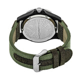 Morphic M47 Series Leather-Band Watch w/ Date - Green/Olive MPH4702