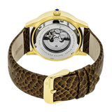 Empress Ayala Automatic MOP Leather-Band Watch - Rose Gold/White EMPEM1005