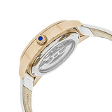 Empress Godiva Automatic MOP Leather-Band Watch - Rose Gold/White EMPEM1106