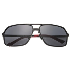 Breed Fornax Aluminium Polarized Sunglasses - Black/Black