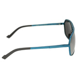 Breed Fornax Aluminium Polarized Sunglasses - Blue/Silver BSG023BL