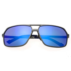 Breed Fornax Aluminium Polarized Sunglasses - Gunmetal/Blue BSG023SR