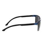 Breed Bode Aluminium Polarized Sunglasses - Blue/Black BSG026BL