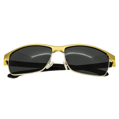 Breed Bode Aluminium Polarized Sunglasses - Gold/Black BSG026GD