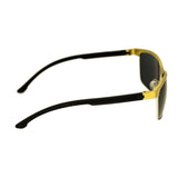 Breed Bode Aluminium Polarized Sunglasses - Gold/Black BSG026GD