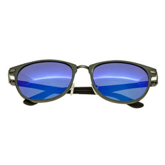 Breed Cetus Aluminium and Carbon Fiber Polarized Sunglasses - Gunmetal/Blue BSG027GM