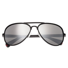 Breed Dorado Titanium Polarized Sunglasses - Black/Black
